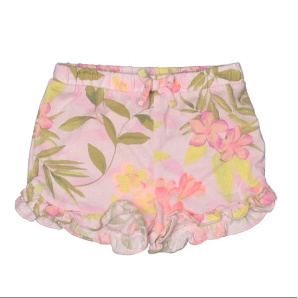 The children’s Place tropical pink ruffle shorts